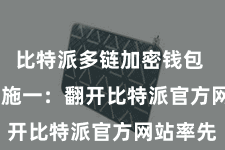 比特派多链加密钱包 ### 措施一:翻开比特派官方网站率先