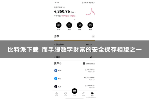 比特派下载  而手脚数字财富的安全保存相貌之一