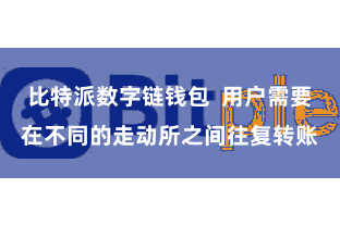 比特派数字链钱包  用户需要在不同的走动所之间往复转账