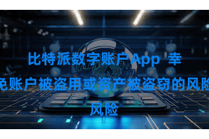 比特派数字账户App  幸免账户被盗用或资产被盗窃的风险