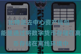 比特派去中心资产钱包  其中枢功能是通过将数字货币存储在离线环境中